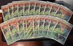(21) Victini SVP208 Jumbo Pokemon CARD Black Star Promo Pokemon - Image 1