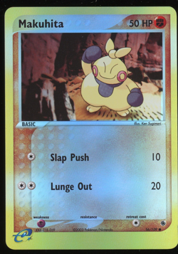 Pokemon 2003 Ex Ruby & Sapphire - Makuhita - Reverse Holo - 56 - Image 1