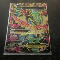 The Pokemon Company M Rayquaza EX Full Art Ultra Rare Holo 105/108 Roaring Skies - Image 4