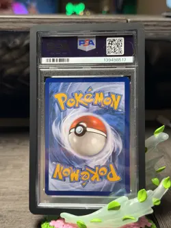2018 POKEMON SUN & MOON FORBIDDEN LIGHT SECRET #135 FULL ART/LUCARIO GX PSA 7 - Image 2