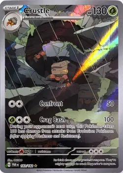 Pokemon TCG Crustle 183/182 Paradox Rift - Image 1