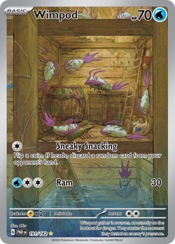 Pokemon TCG Wimpod 191/182 Paradox Rift - Image 1