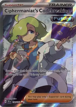 Pokemon TCG Ciphermaniac's Codebreaking 198/162 Temporal Forces - Image 1