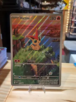 JUMBO Oversized Victini Promo Card SVP208 Scarlet & Violet Pokemon A - Image 1