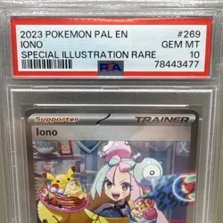 PSA 10 Iono 269/193 SIR Paldea Evolved Pokemon Card FREE SHIPPING - Image 2