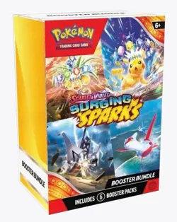 Pokemon TCG Scarlet and Violet Surging Sparks Booster Bundle Box + Pack Sealed - Image 1