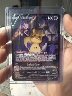 Pokemon TCG Mimikyu v Ultra Rare TG16/TG30 Brilliant Stars - Image 1