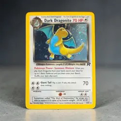 Dark Dragonite 5/82 SWIRL Team Rocket Unlimited Holo WOTC Pokemon 2000 NM-LP - Image 1