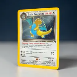 Dark Dragonite 5/82 SWIRL Team Rocket Unlimited Holo WOTC Pokemon 2000 NM-LP - Image 3
