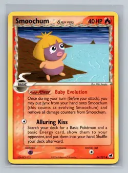 Smoochum (Delta Species) Normal Common Dragon Frontiers DF Fire 64/101 Pokemon C - Image 1