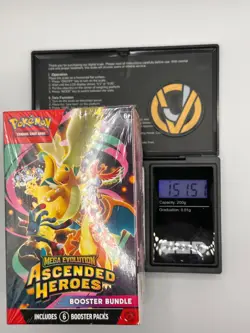 POKEMON ASCENDED HEROES BOOSTER BUNDLE HEAVY 151.51g HEAVY NEW SEALED God PackU - Image 1