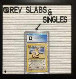 CGC 8.5 Furret Neo Genesis 1st Edition - Pokemon 35/111 - NM-MT+ - Image 1
