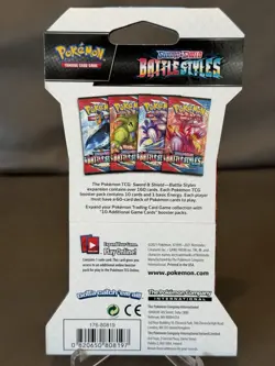 Pokemon Sword & Shield Battle Styles Booster Pack TCG 820650808197 - Image 2
