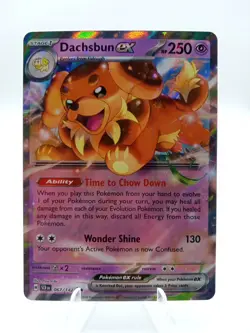 2024 Pokemon Stellar Crown Dachsbun Ex #067 - Image 1