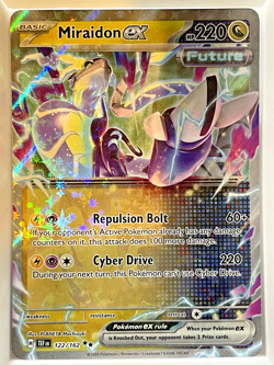 Miraidon ex - 122/162 Temporal Forces (TEF) Double Rare Holo Pokemon TCG - Image 1
