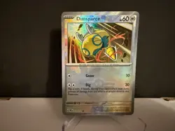 2025 Pokemon Dunsparce 079 Prismatic Evolutions Poke Ball Reverse Holo Card NM+ - Image 1