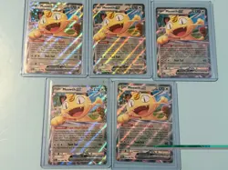 (Lot of 5) Meowth EX 062/088 Pokemon Perfect Order ALL SHARP 5x - Image 1