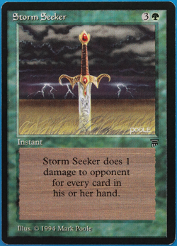 Storm Seeker Legends NM Green Uncommon MAGIC MTG CARD (ID# 501786) ABUGames - Image 1