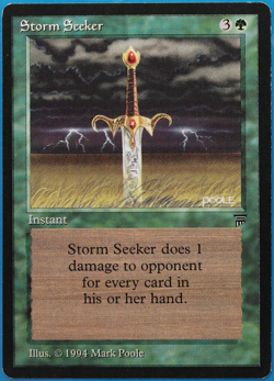 Storm Seeker Legends NM Green Uncommon MAGIC MTG CARD (ID# 501785) ABUGames - Image 1