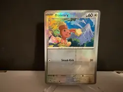2025 Pokemon Buneary 083 Prismatic Evolutions Poke Ball Reverse Holo Card NM+ - Image 1