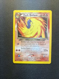 Pokemon TCG Dark Quilava Neo Destiny Card 39/105 Unlimited Uncommon - Image 2