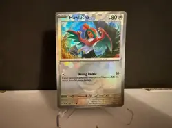 2025 Pokemon Hawlucha 089 Prismatic Evolutions Poke Ball Reverse Holo Card NM+ - Image 1
