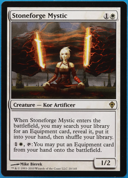 Stoneforge Mystic Worldwake NM White Rare MAGIC MTG CARD (ID# 501784) ABUGames - Image 1