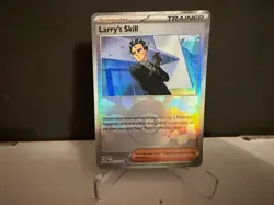 2025 Pokemon Larry's Skill 115 Prismatic Evolutions Poke Ball Rev Holo Card NM+ - Image 1