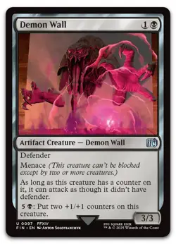 Demon Wall #97 (NM) Final Fantasy FIN Magic MTG - Image 1