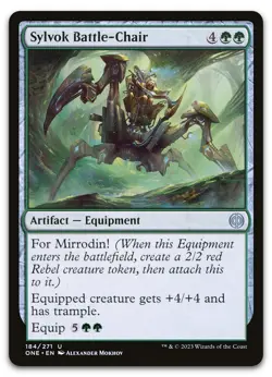 Sylvok Battle-Chair #184 (NM) Phyrexia All Will Be One ONE Magic MTG - Image 1