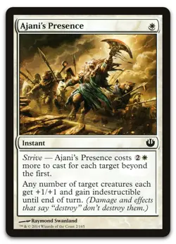 Ajani's Presence #2 (NM) Journey Into Nyx JOU Magic MTG - Image 1