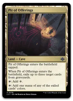 Pit of Offerings #278 (NM) Lost Caverns of Ixalan LCI Magic MTG - Image 1