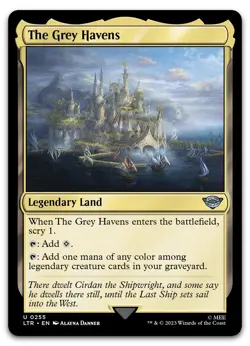 The Grey Havens #255 (NM) Lord of the Rings LTR Magic MTG - Image 1