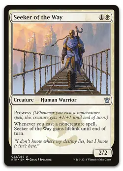 Seeker of the Way #22 (NM) Khans of Tarkir KTK Magic MTG - Image 1