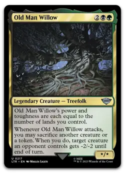 Old Man Willow #217 (NM) Lord of the Rings LTR Magic MTG - Image 1