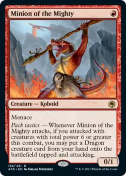 Minion of the Mighty Adventures in the Forgotten Realms NM Rare CARD ABUGames - Image 1