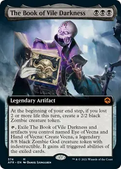 The Book of Vile Darkness (Extended Art) Adventures in the Forgotten Realms NM - Image 1