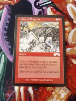 Price of Progress - MTG - Exodus - EXO - Played - Image 1