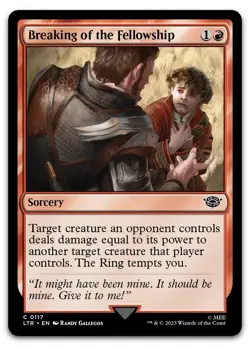 Breaking of the Fellowship #117 (NM) Lord of the Rings LTR Magic MTG - Image 1