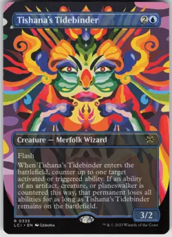 MTG Tishana's Tidebinder Borderless NM The Lost Caverns of Ixalan Magic 335 - Image 1