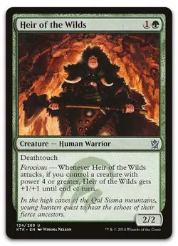 Heir of the Wilds #134 (NM) Khans of Tarkir KTK Magic MTG - Image 1