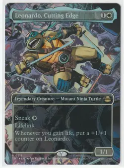 Leonardo, Cutting Edge (Borderless) 211 TMT Magic: The Gathering R Foil NM - Image 1