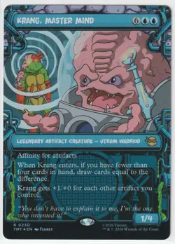 Krang, Master Mind (Showcase) 230 TMT Magic: The Gathering R Foil NM - Image 1
