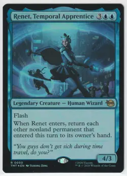 Renet, Temporal Apprentice 50 TMT Magic: The Gathering R Foil NM - Image 1