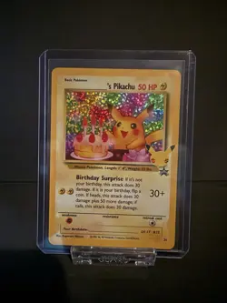 ______'s Pikachu Birthday - 24/53 - Holo Rare NM, English Pokemon Celebrations - Image 1