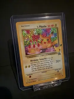 ______'s Pikachu Birthday - 24/53 - Holo Rare NM, English Pokemon Celebrations - Image 2