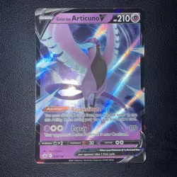 Galarian Articuno V 058/198 Chilling Reign NM Ultra Rare Pokemon Card - Image 1