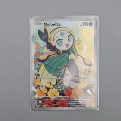 Pokemon Meloetta 026 Illustration Rare Promo Pokemon Mega Evolution Mint - Image 1