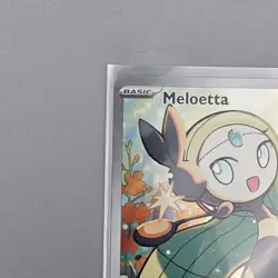 Pokemon Meloetta 026 Illustration Rare Promo Pokemon Mega Evolution Mint - Image 2