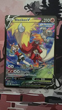 Pokemon Blaziken V TG14/TG30 Silver Tempest Ultra Rare Full Art Holo NM/M - Image 1